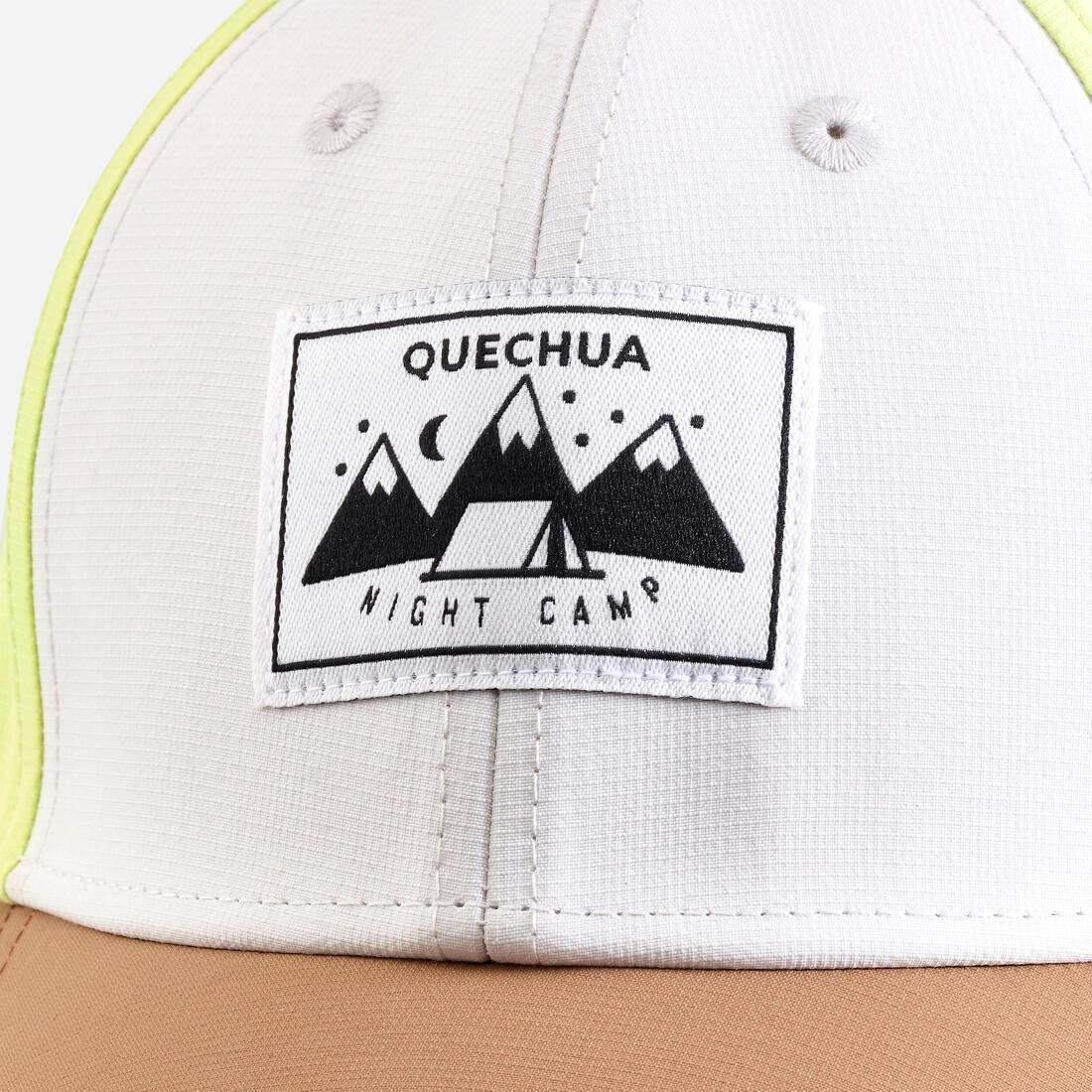 Kids Unisex Hiking Cap - MH100, Beige, No Color, large image number 7