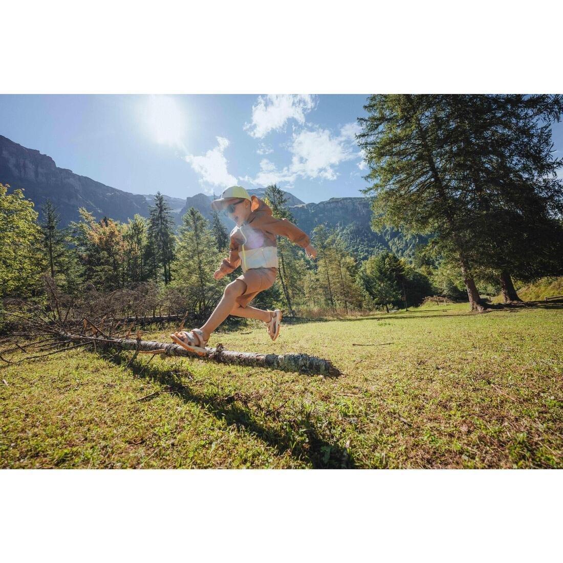 Kids Unisex Hiking Cap - MH100, Beige, No Color, large image number 8