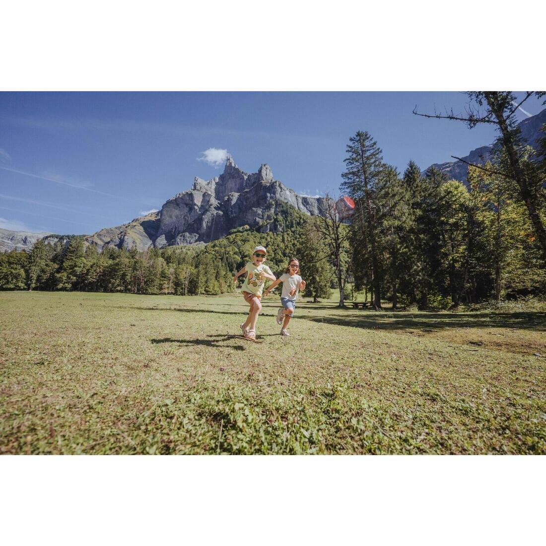 Kids Unisex Hiking Cap - MH100, Beige, No Color, large image number 12