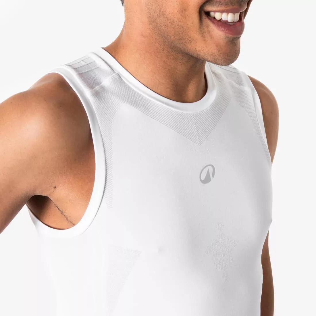 Men Sleeveless Basketball Base Layer Shirt Tank - 500 NBA, Black, No Color, large image number 4