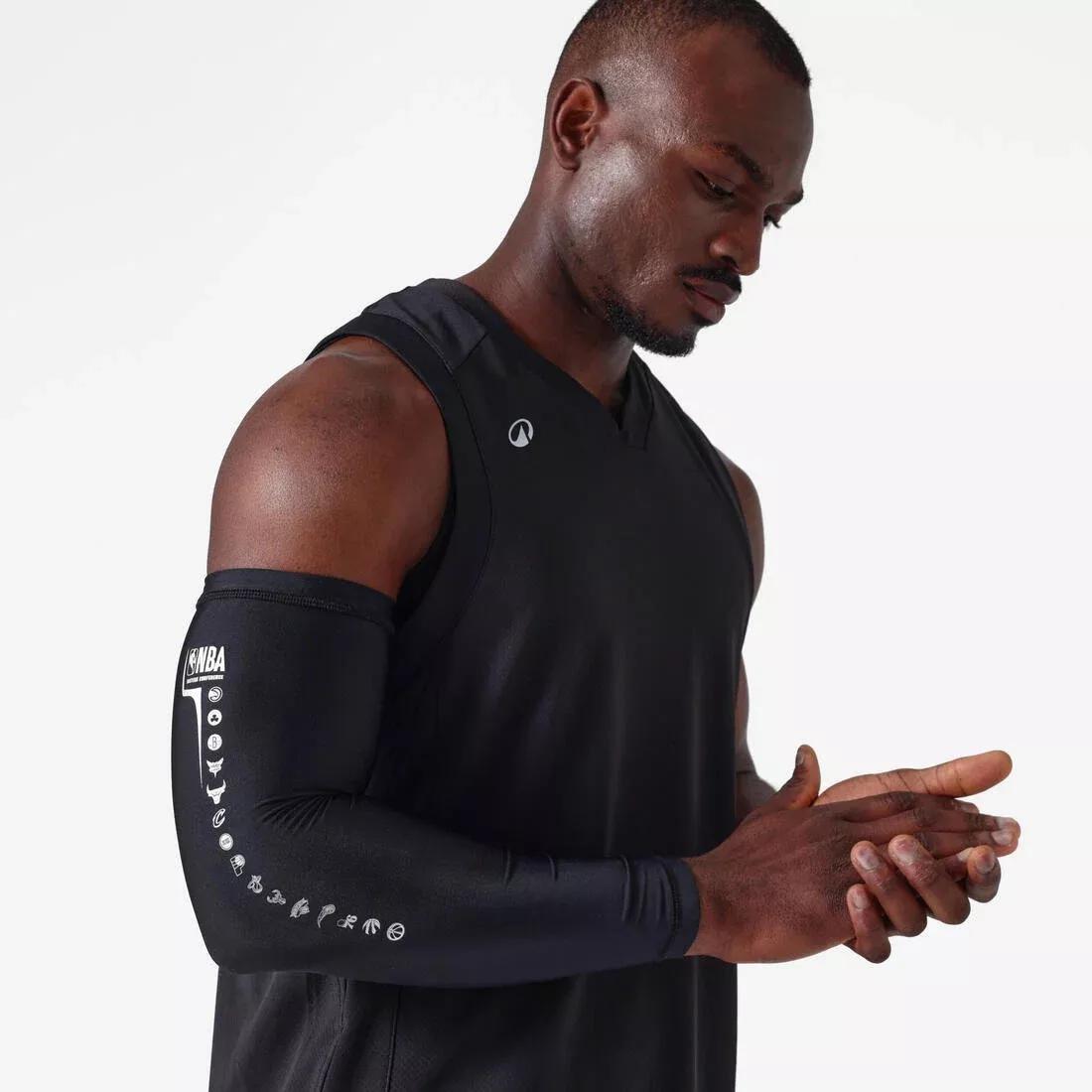 Adult NBA Basketball Sleeve, White, No Color, medium