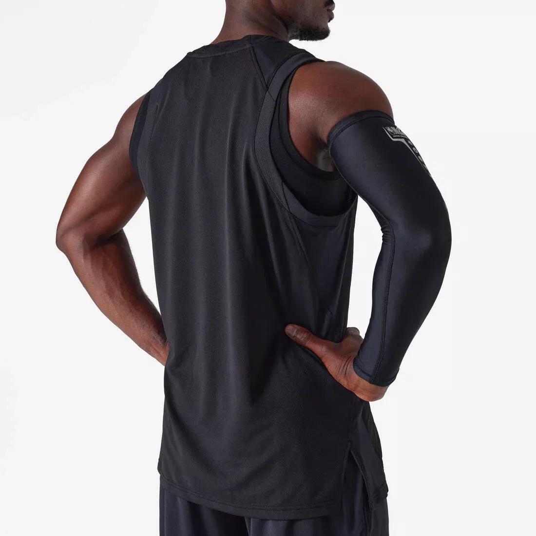 Adult NBA Basketball Sleeve, White, No Color, large image number 4