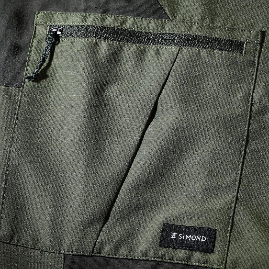 BRONZE KHAKI GREEN Men's durable trekking trousers - MT500, No Color, large image number 8