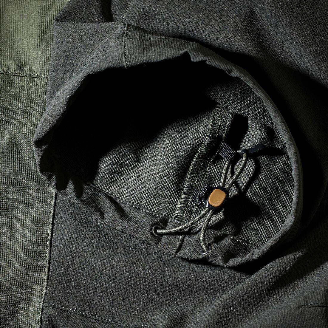 BRONZE KHAKI GREEN Men's durable trekking trousers - MT500, No Color, large image number 9