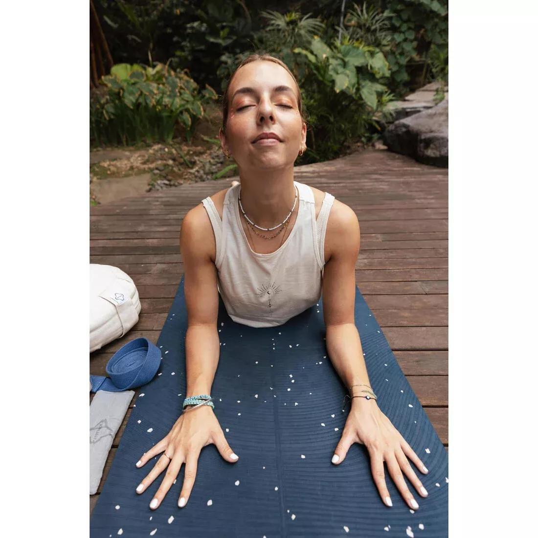 EUCALYPTUS GREEN 5 mm Grippy and Comfortable Gentle Yoga Mat, No Color, large image number 8