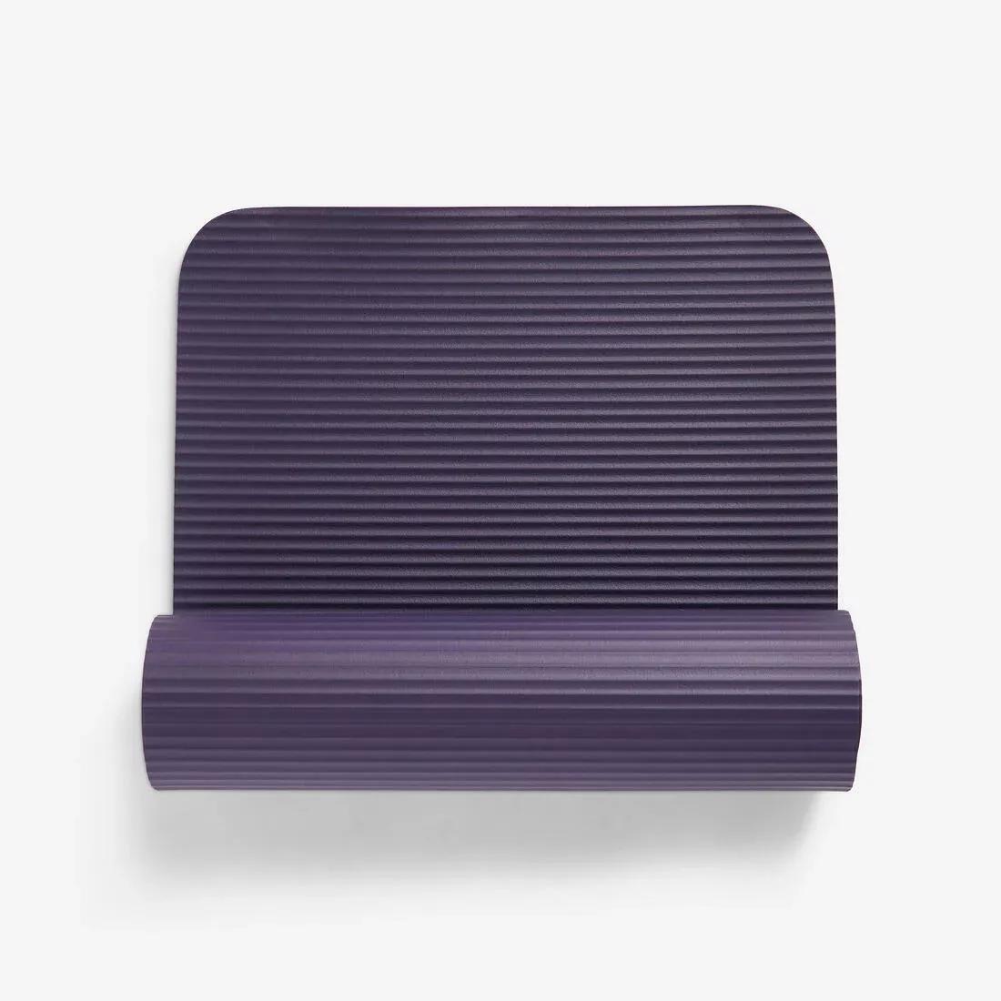 10 mm Comfortable Pilates Mat, Purple, No Color, medium