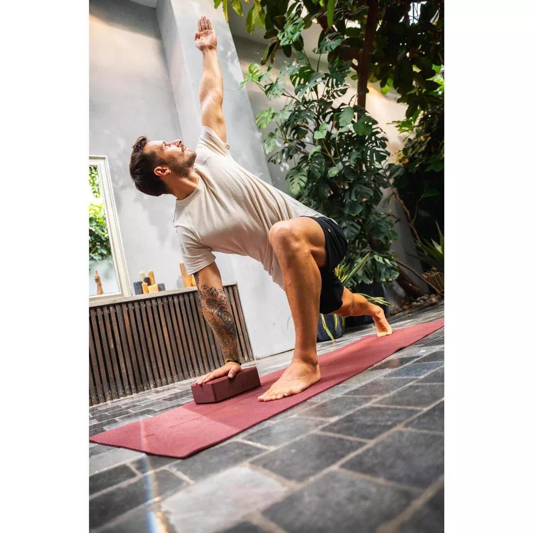 EUCALYPTUS GREEN Foam Yoga Block - Mahogany, No Color, large image number 4