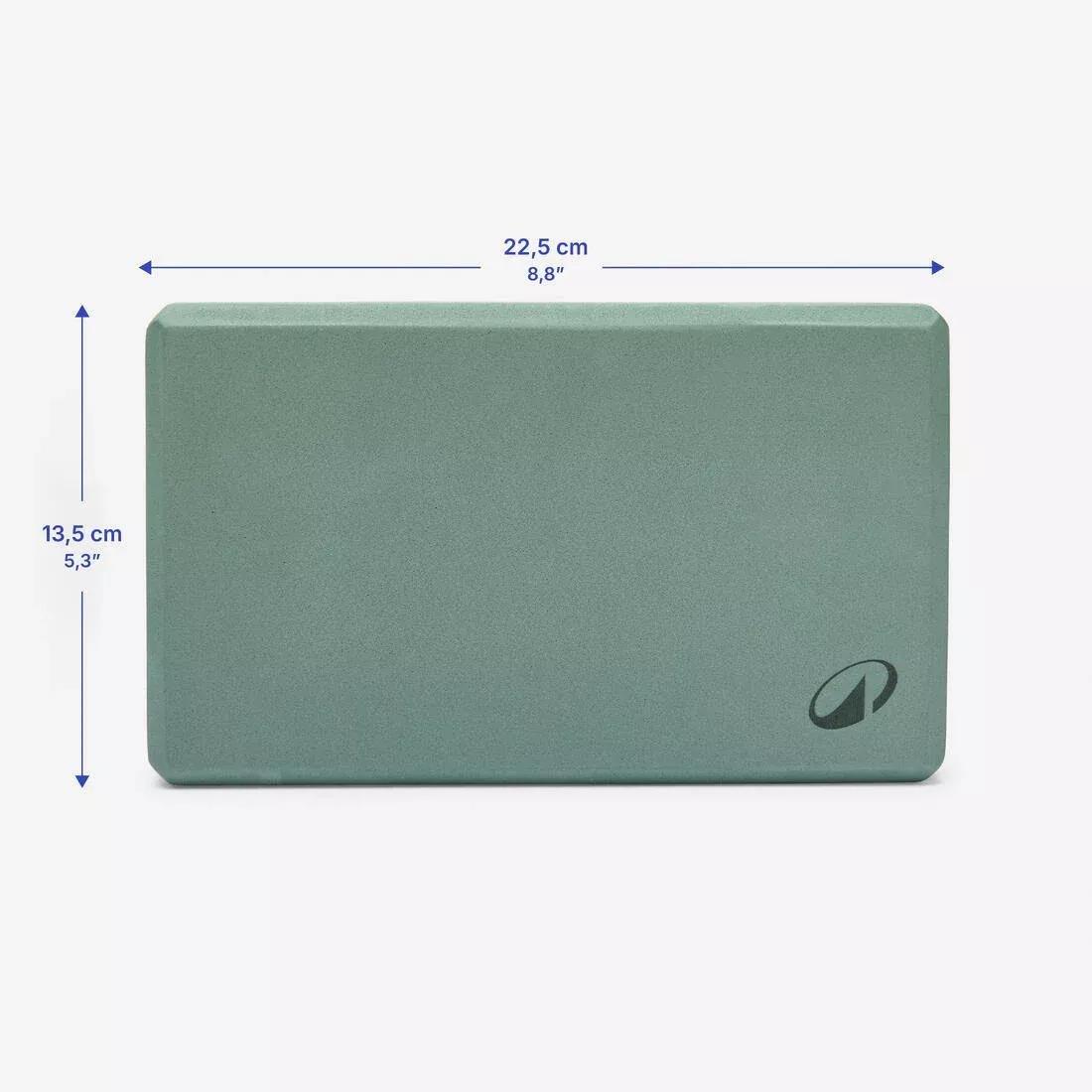 EUCALYPTUS GREEN Foam Yoga Block - Mahogany, No Color, large image number 9