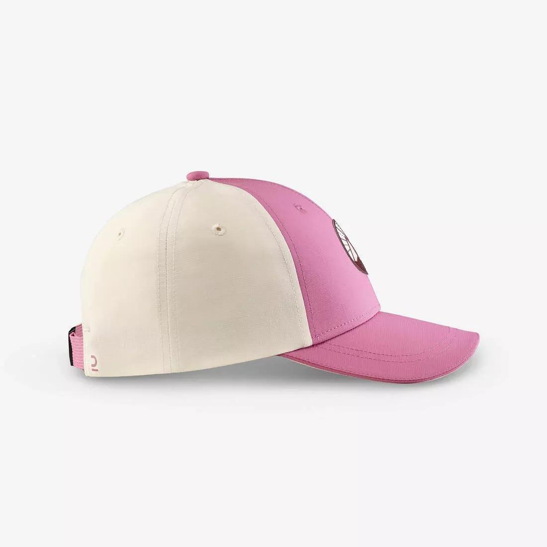 Kids Girls Hiking Cap - MH100, 7-15 Years, Pink, No Color, large image number 3