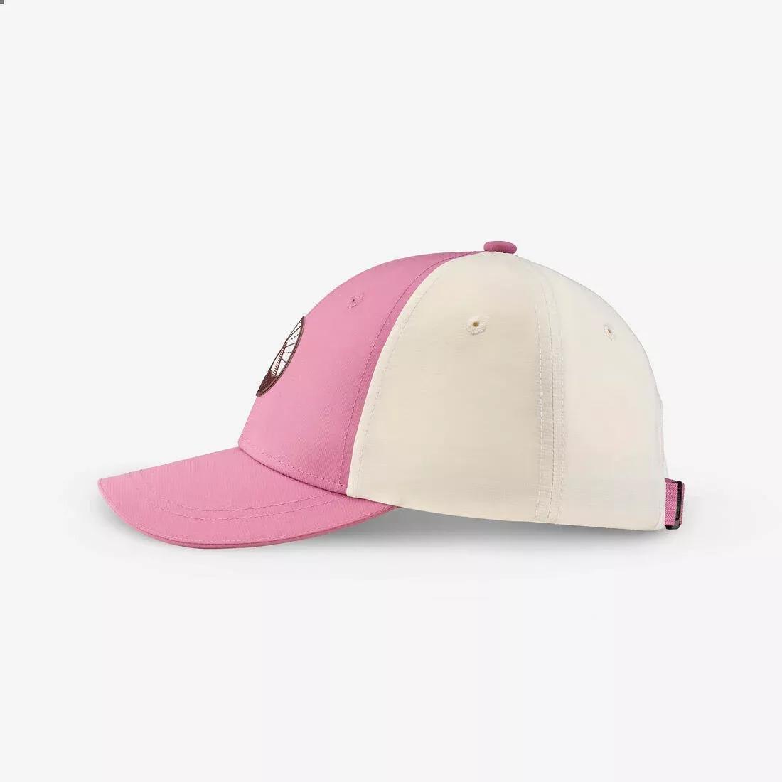 Kids Girls Hiking Cap - MH100, 7-15 Years, Pink, No Color, large image number 5