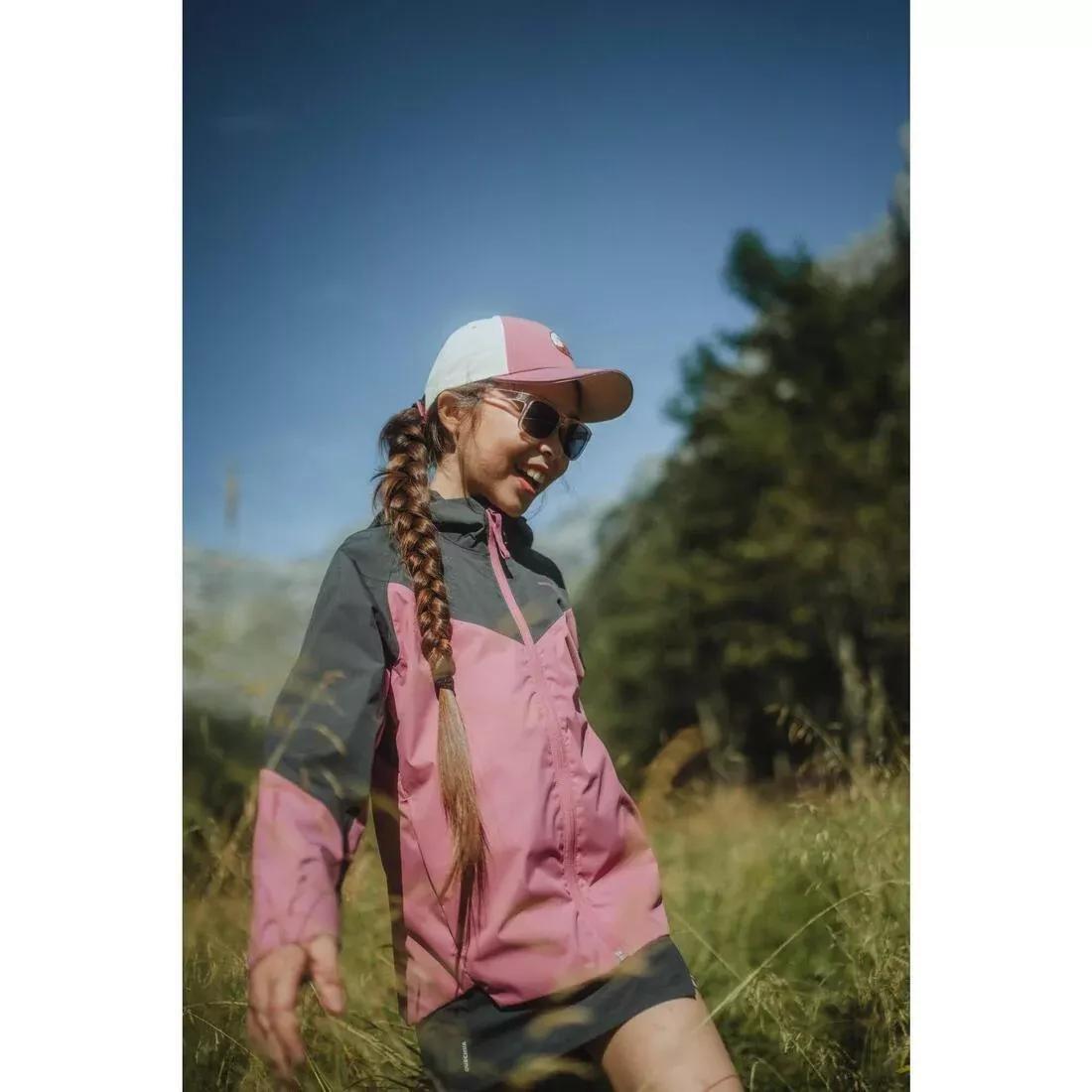 Kids Girls Hiking Cap - MH100, 7-15 Years, Pink, No Color, large image number 9