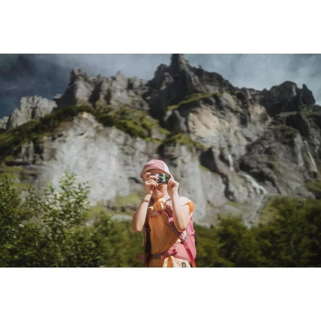 Kids Girls Hiking Cap - MH100, 7-15 Years, Pink, No Color, large image number 10