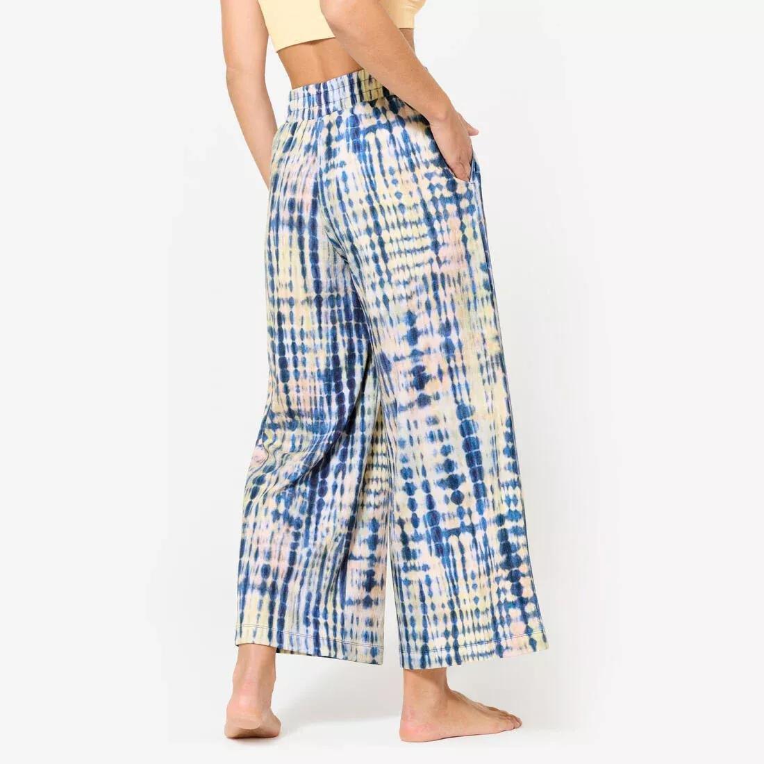 Women Yoga Retreat Bottoms, Blue, No Color, large image number 4