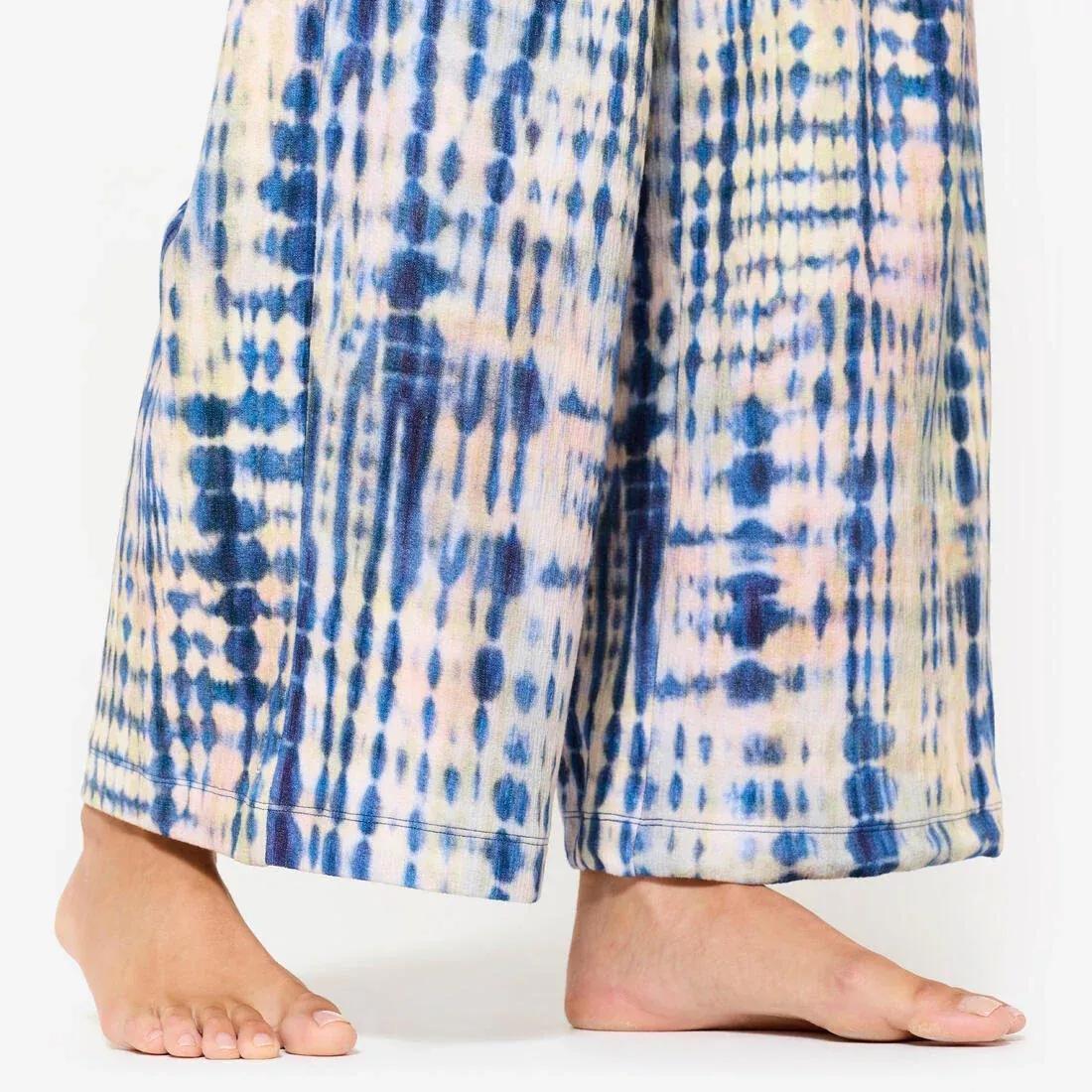 Women Yoga Retreat Bottoms, Blue, No Color, large image number 7