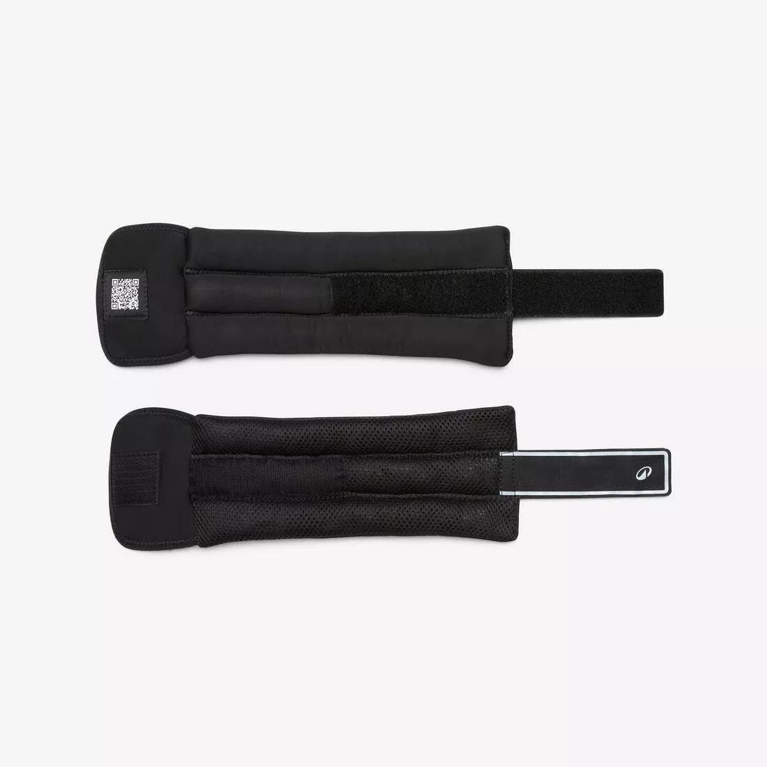 2 X 0.5 Kg Ankle & Wrist Fitness Weights, Black, No Color, large image number 5