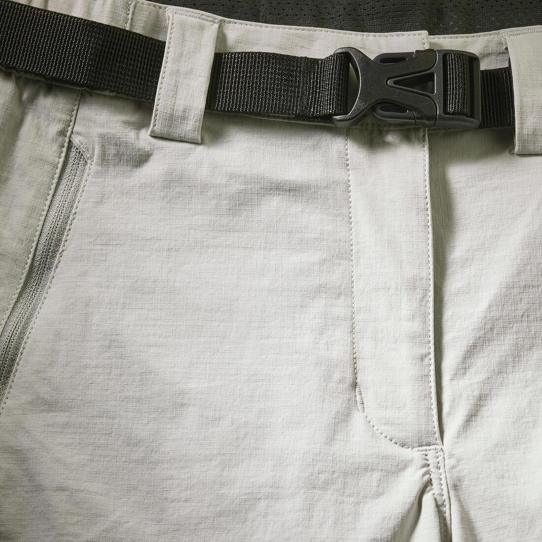 Women Mountain Trekking Resistant Trousers - MT500 V2, Grey, No Color, large image number 5