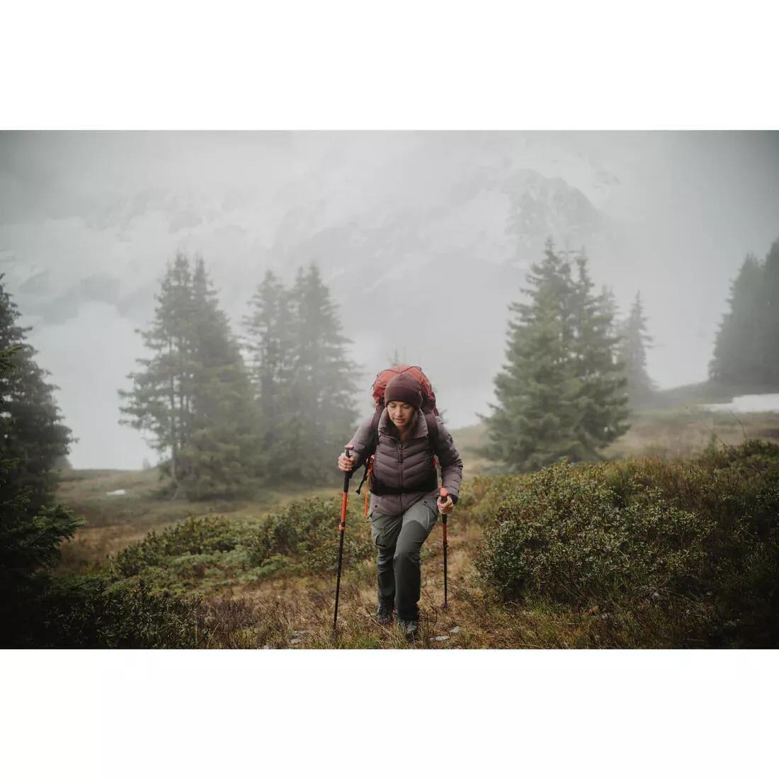 Women Mountain Trekking Resistant Trousers - MT500 V2, Grey, No Color, large image number 8