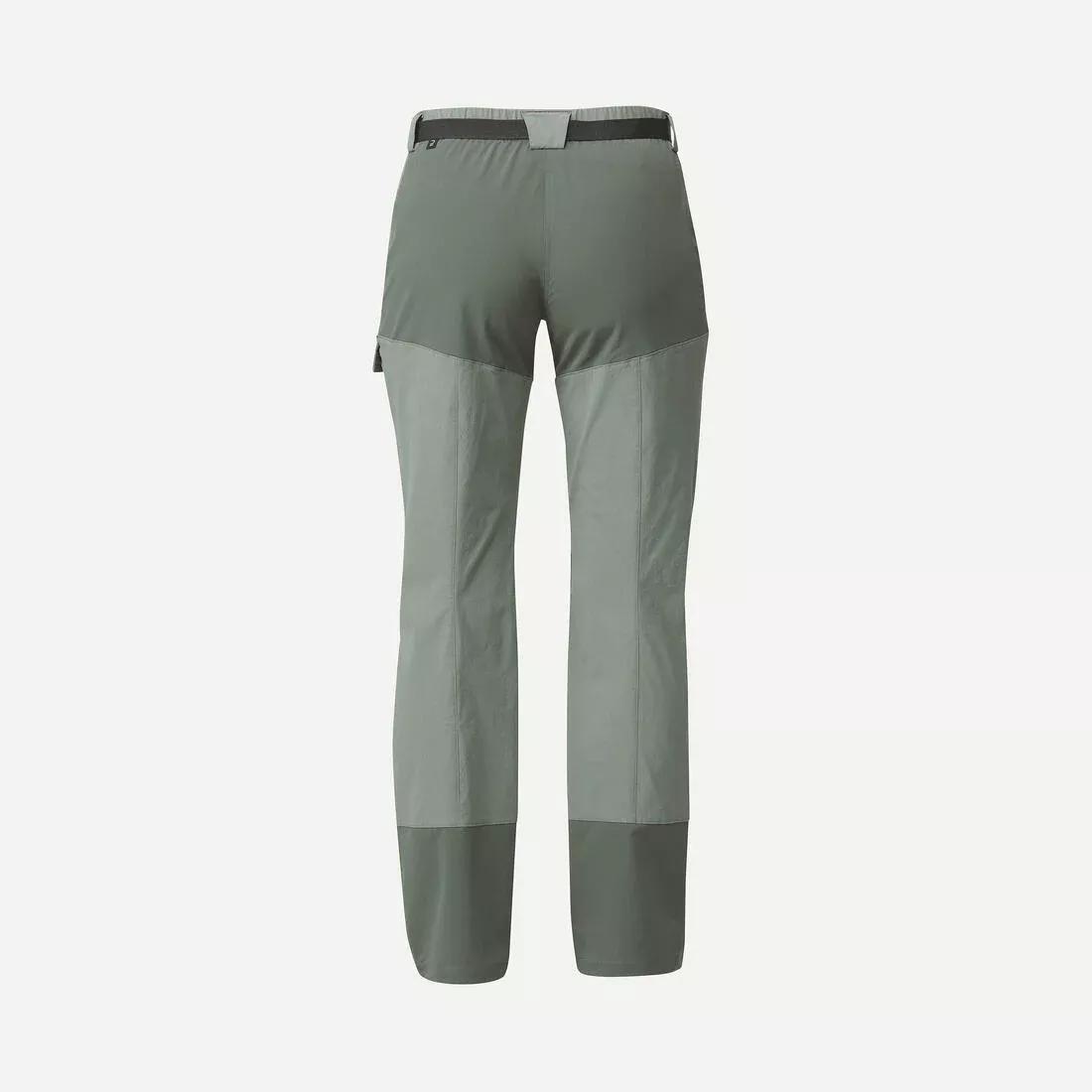 Women Mountain Trekking Resistant Trousers - MT500 V2, Grey, No Color, large image number 10