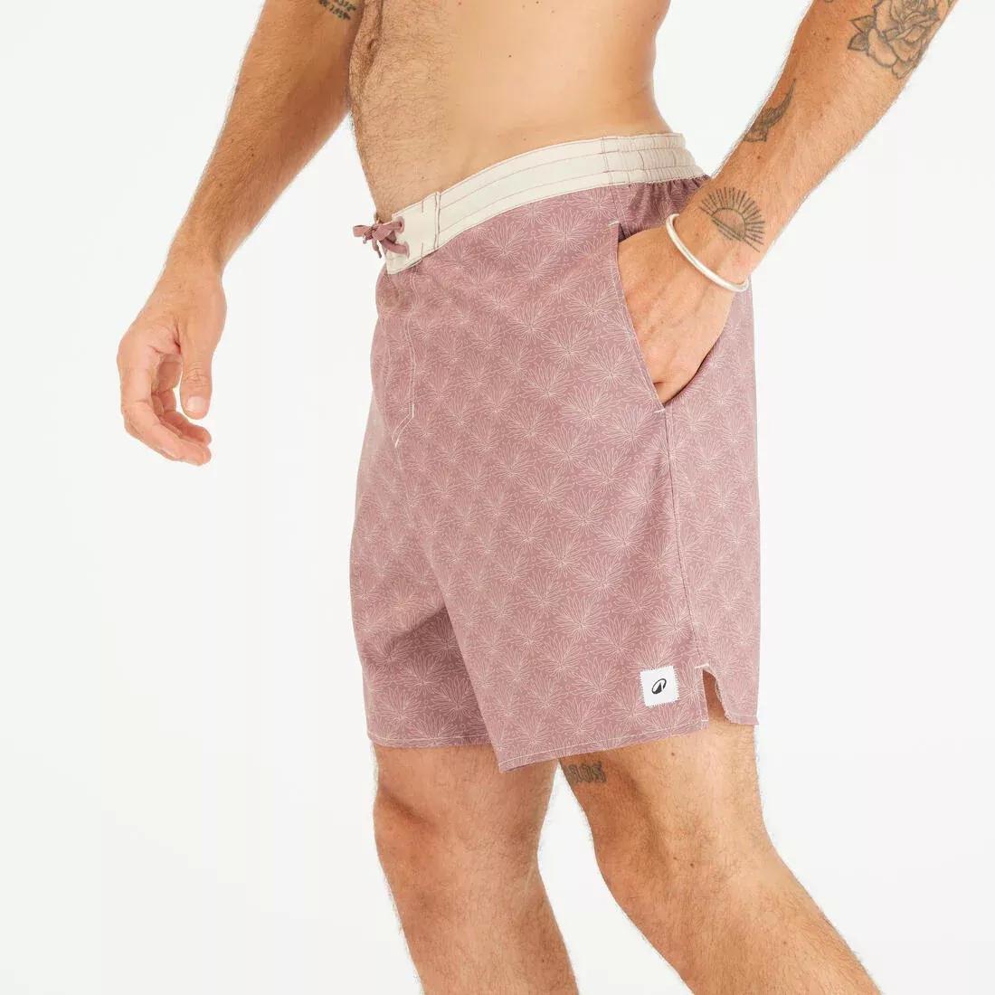 Men Surfing Boardshorts Mid-Length Swim Shorts 18&rdquo; - 100, Pink, 5401_000, large image number 10