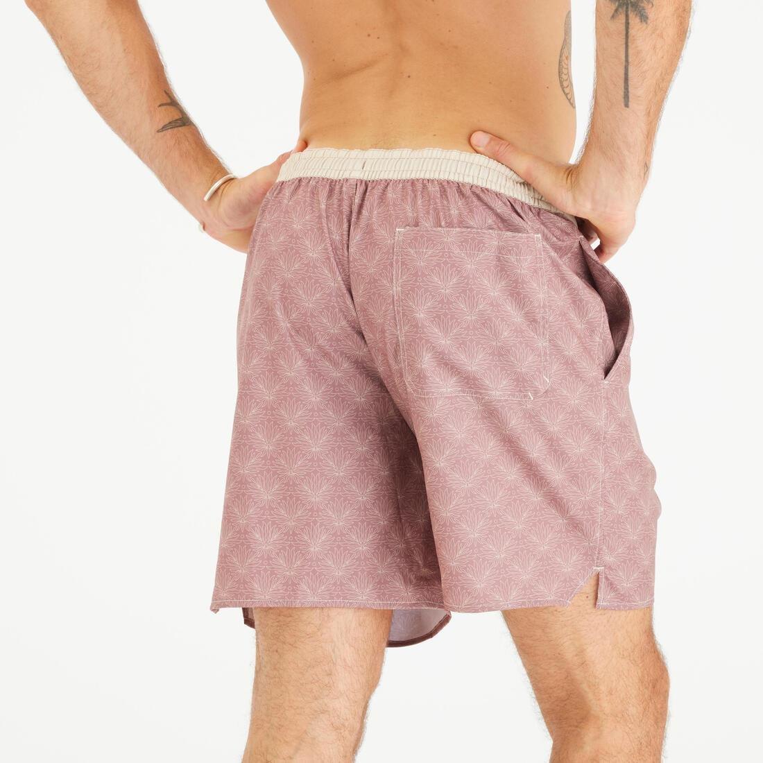Men Surfing Boardshorts Mid-Length Swim Shorts 18&rdquo; - 100, Pink, 5401_000, large image number 11