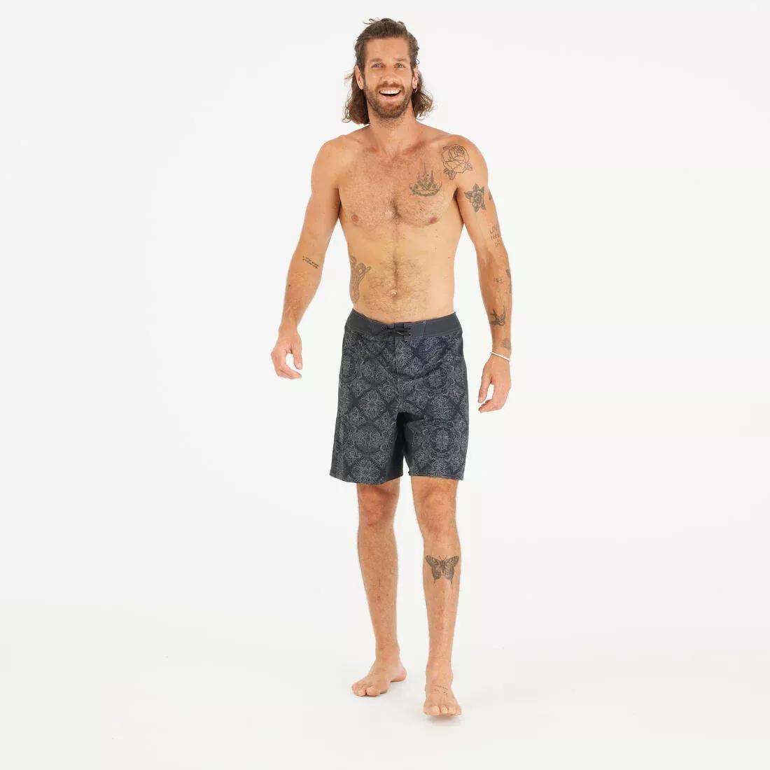 BLACK Boardshort surf 500 19, No Color, large image number 1