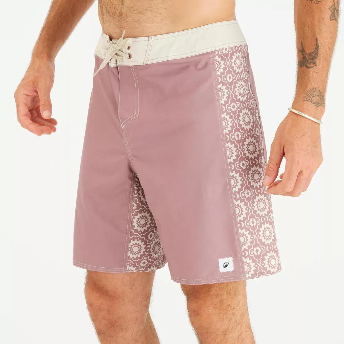 Boardshort Surf 500 19" Alex, Pink, No Color, medium