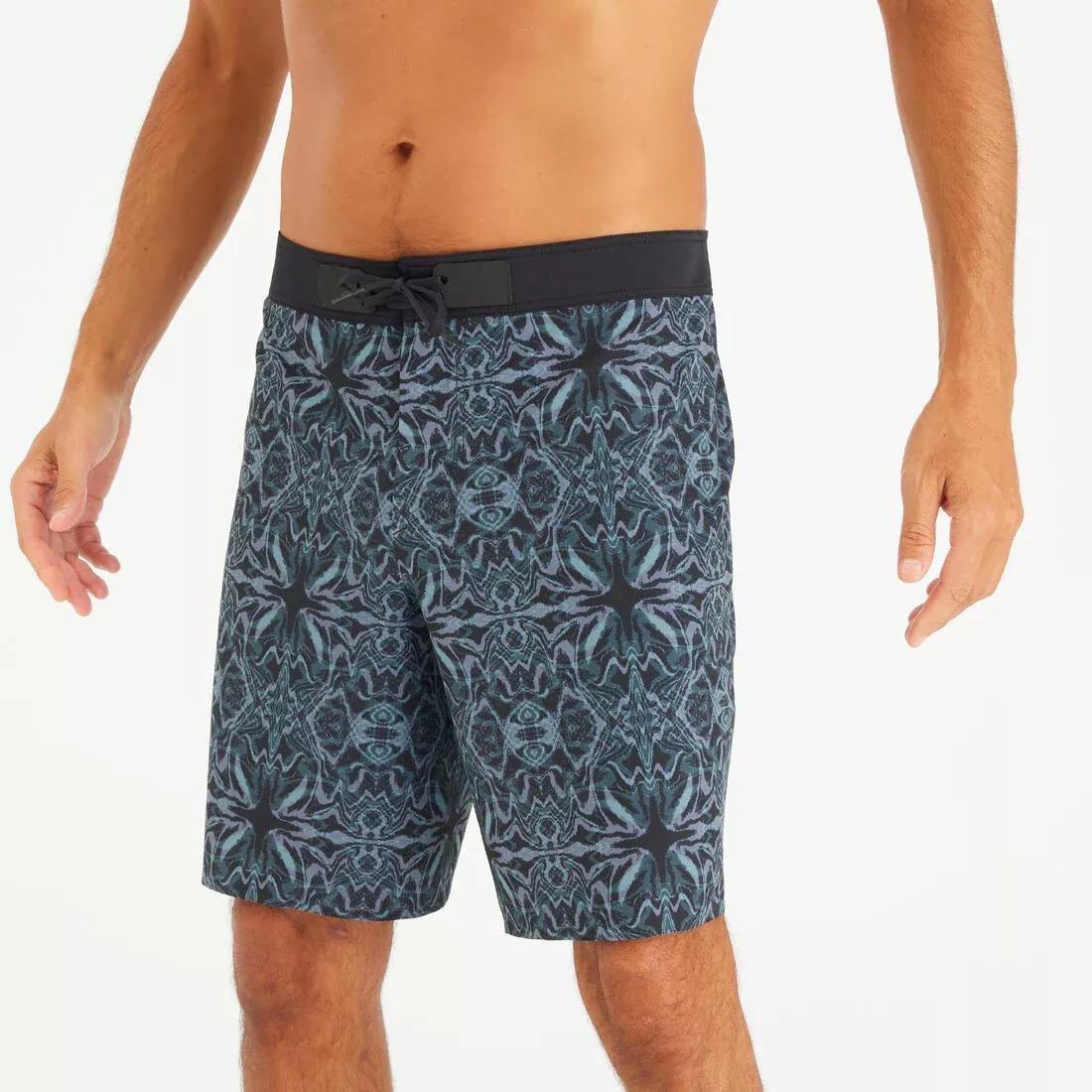 Surfing Boardshorts - Standard 900 Flat Belt - Dude, Black, No Color, large image number 0