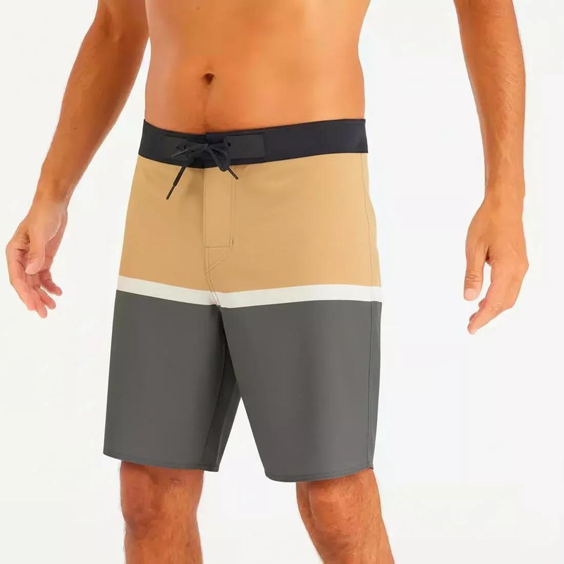 Surfing Boardshorts - Standard 900 Flat Belt - Dude, Black, No Color, large image number 1