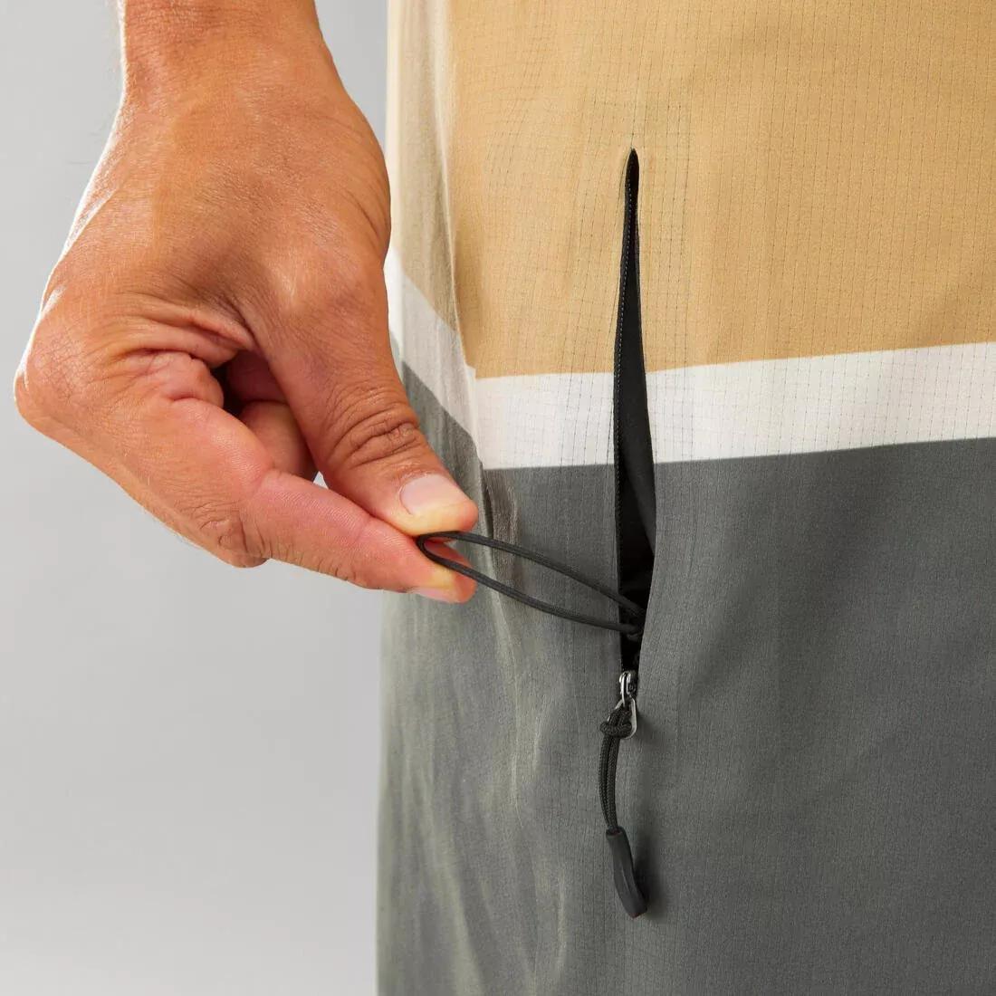 Surfing Boardshorts - Standard 900 Flat Belt - Dude, Black, 5401_000, large image number 7