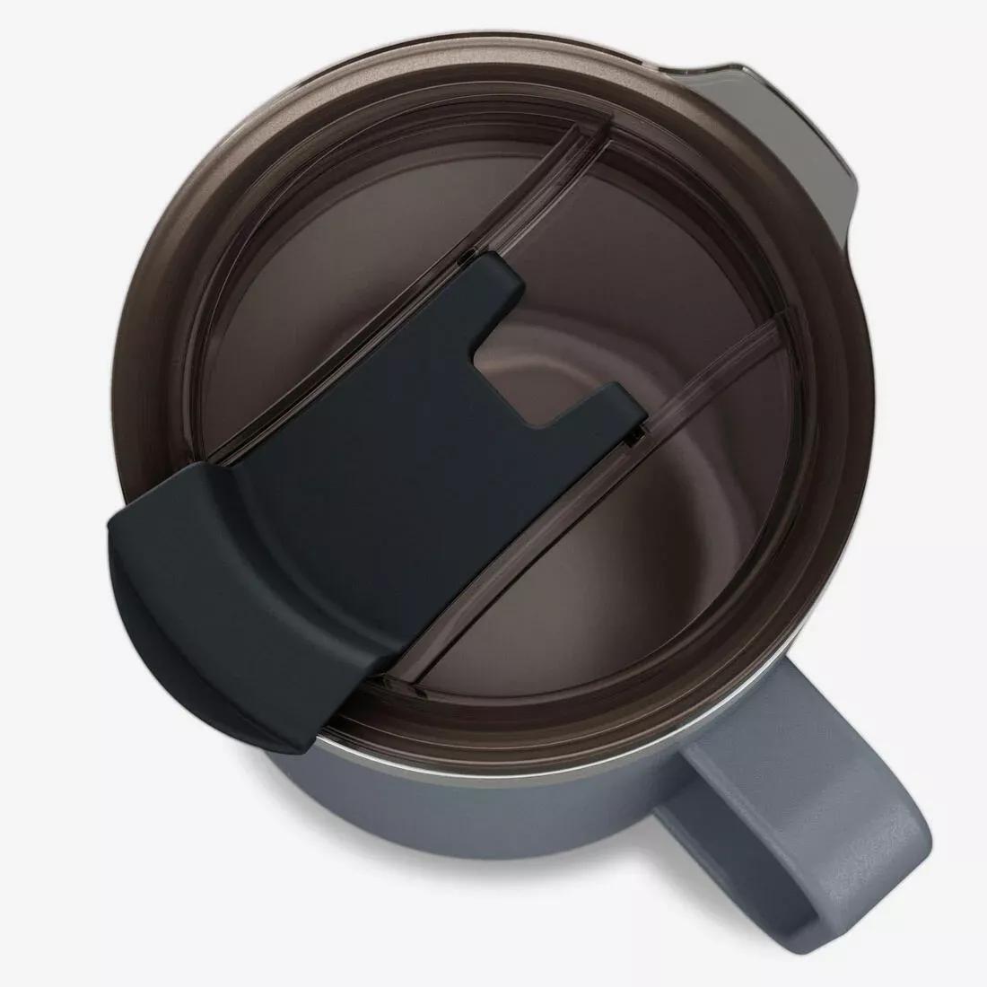 900 Insulated 0.35 L Stainless Steel Flask, For Camping, Hiking/Trekking, Grey, No Color, large image number 3