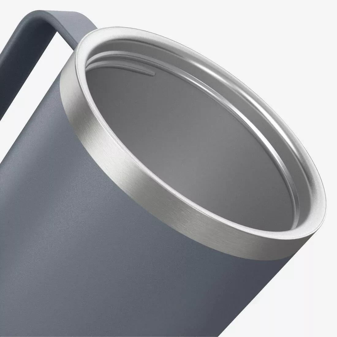 900 Insulated 0.35 L Stainless Steel Flask, For Camping, Hiking/Trekking, Beige, No Color, large image number 4