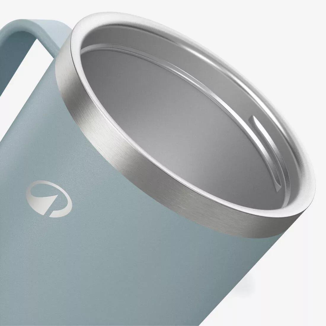 900 insulated 0.35 l stainless steel flask - for camping - hiking/trekking, Blue, No Color, large image number 9