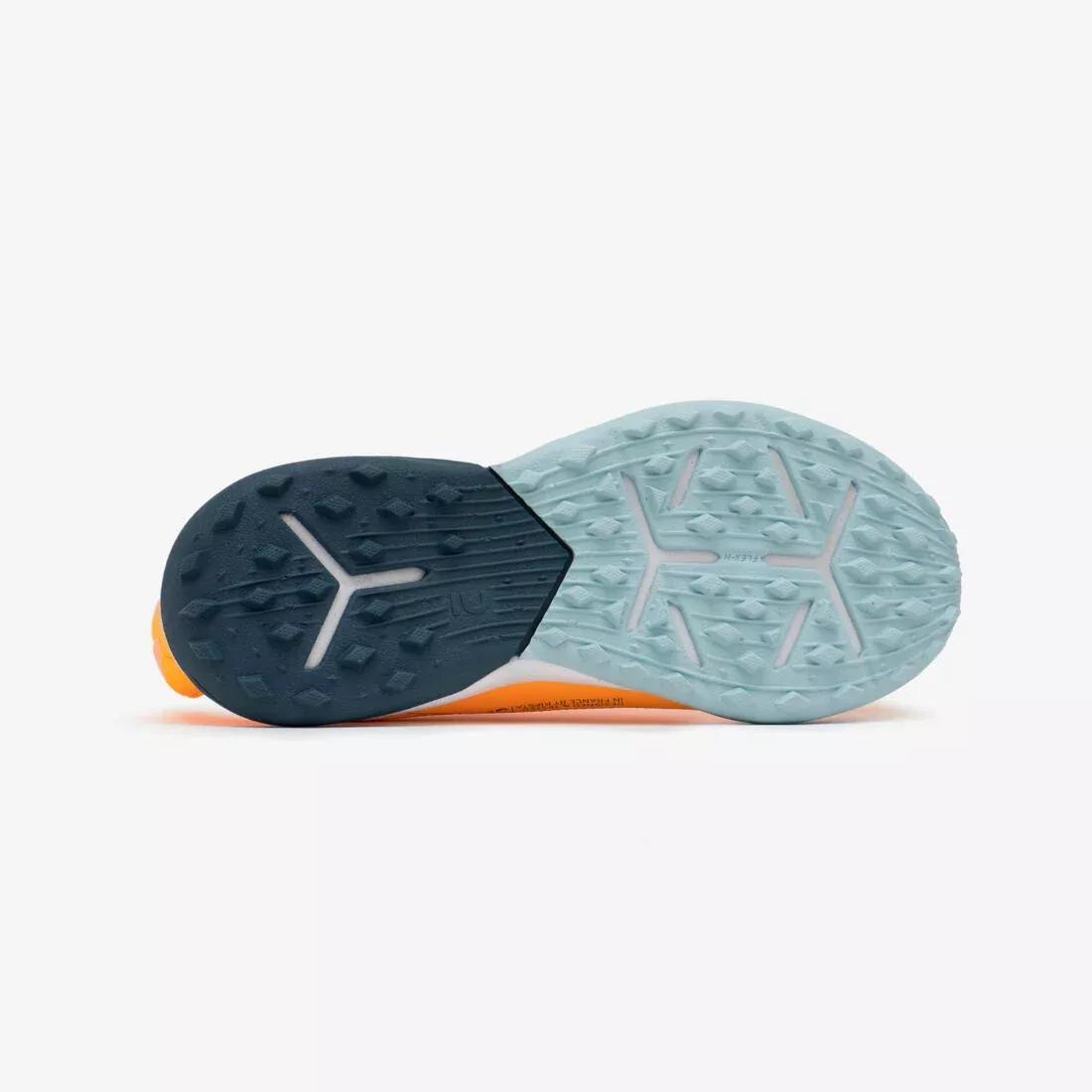 Kids Unisex Velcro Football Boots - Viralto I Easy Turf Tf, Orange, No Color, large image number 5