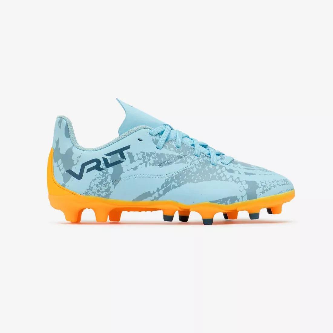 Kids Unisex Lace-Up Football Boots Viralto I FG - Snake, Blue, No Color, large image number 0