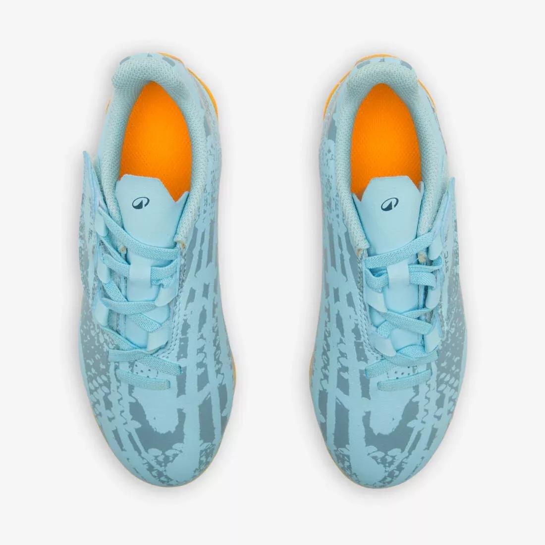 Kids Unisex Lace-Up Football Boots Viralto I FG - Snake, Blue, No Color, large image number 6