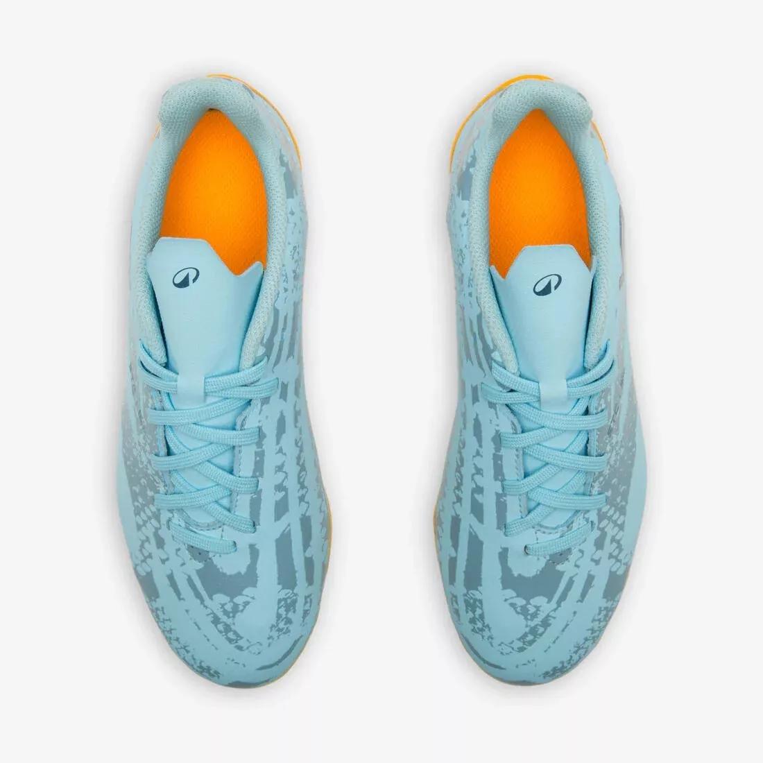 NAVY BLUE Kids' Lace-Up Football Boots Viralto I FG - Snake, No Color, large image number 6