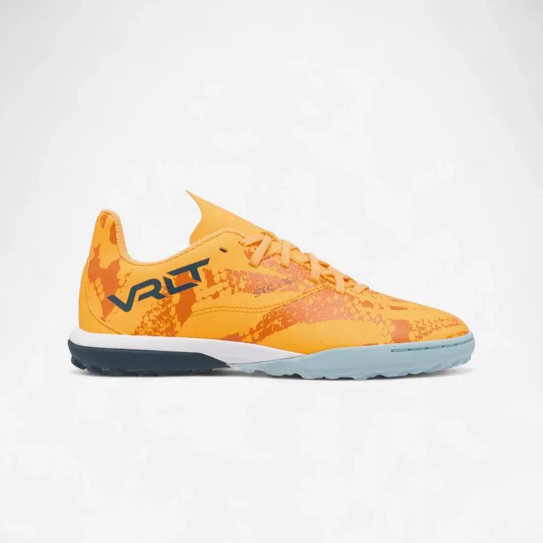Kids Unisex Lace-Up Football Boots Viralto I Turf Tf, Orange, No Color, medium