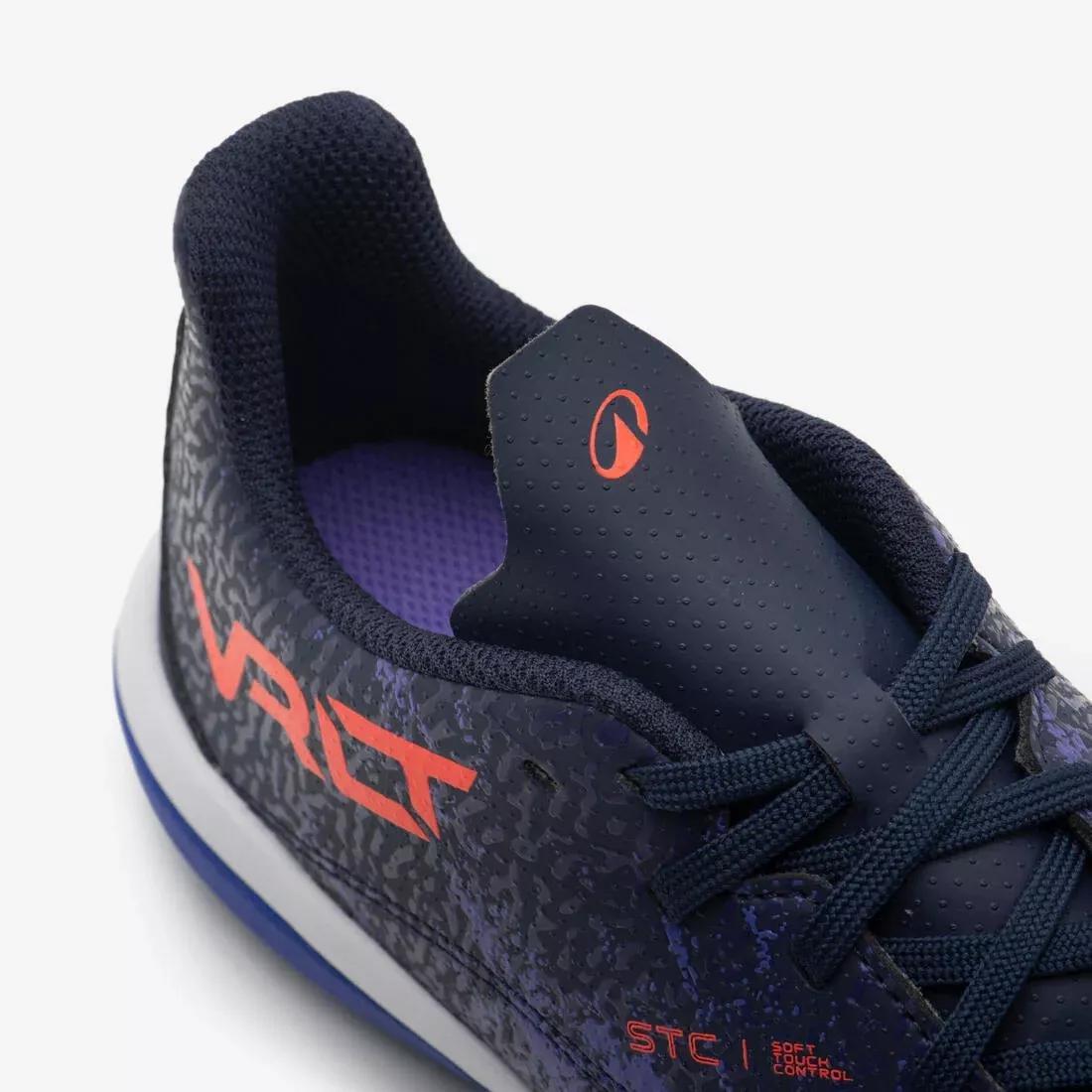 NAVY BLUE Kids' Lace-Up Football Boots Viralto I Turf TF, No Color, large image number 6