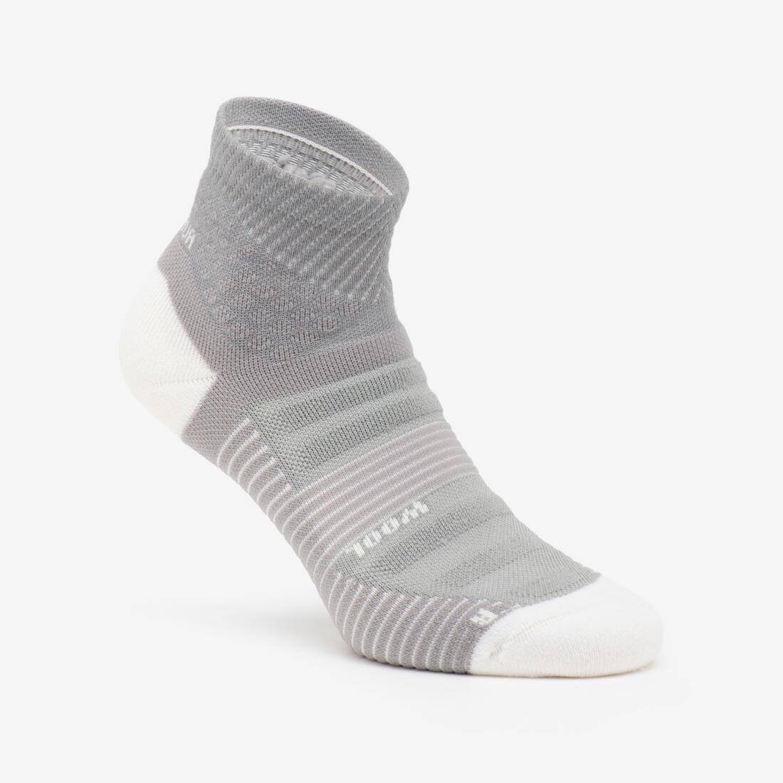 QUECHUA--SOCKS HIKE 900 MID GR EY X2, No Color, large image number 2