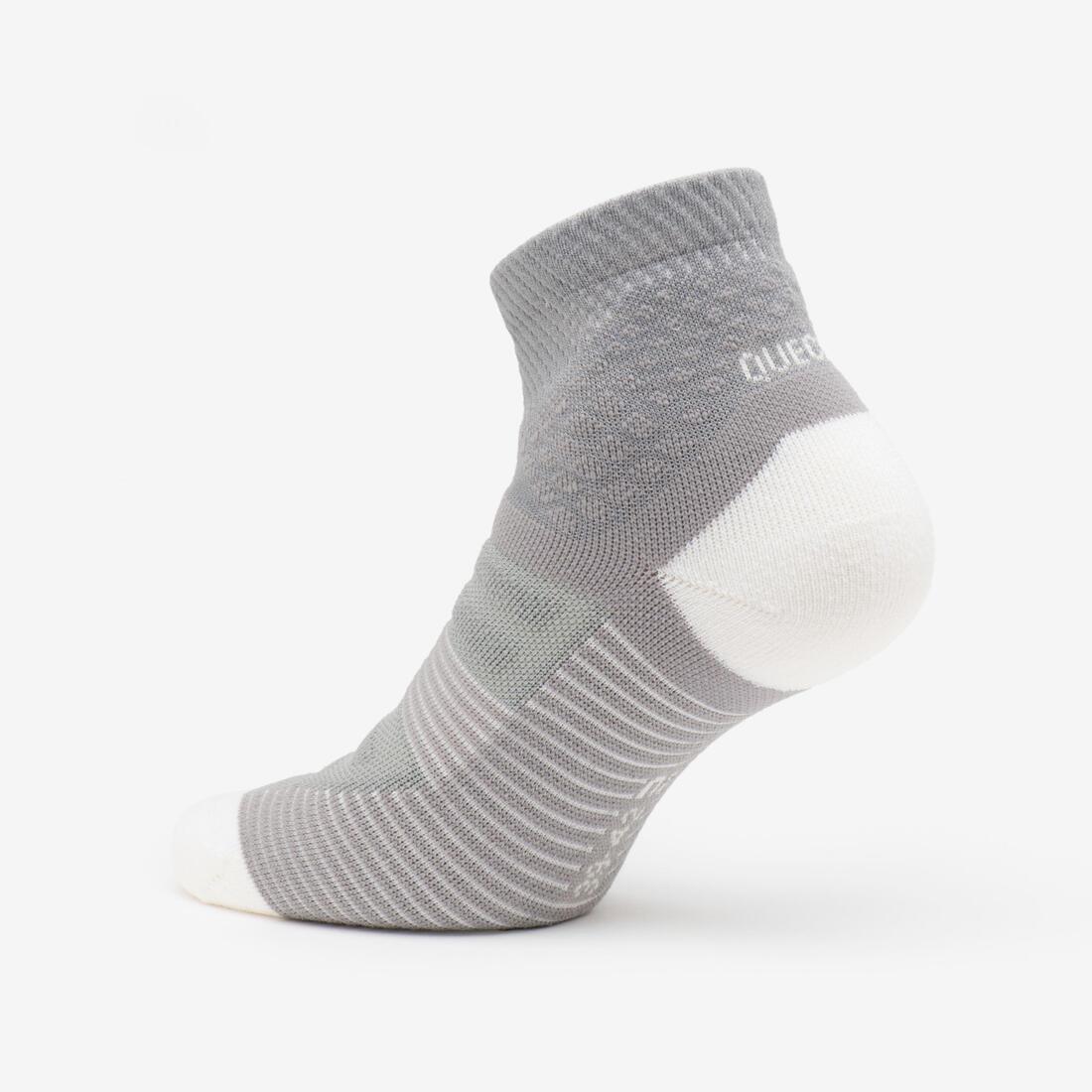 QUECHUA--SOCKS HIKE 900 MID GR EY X2, No Color, large image number 4