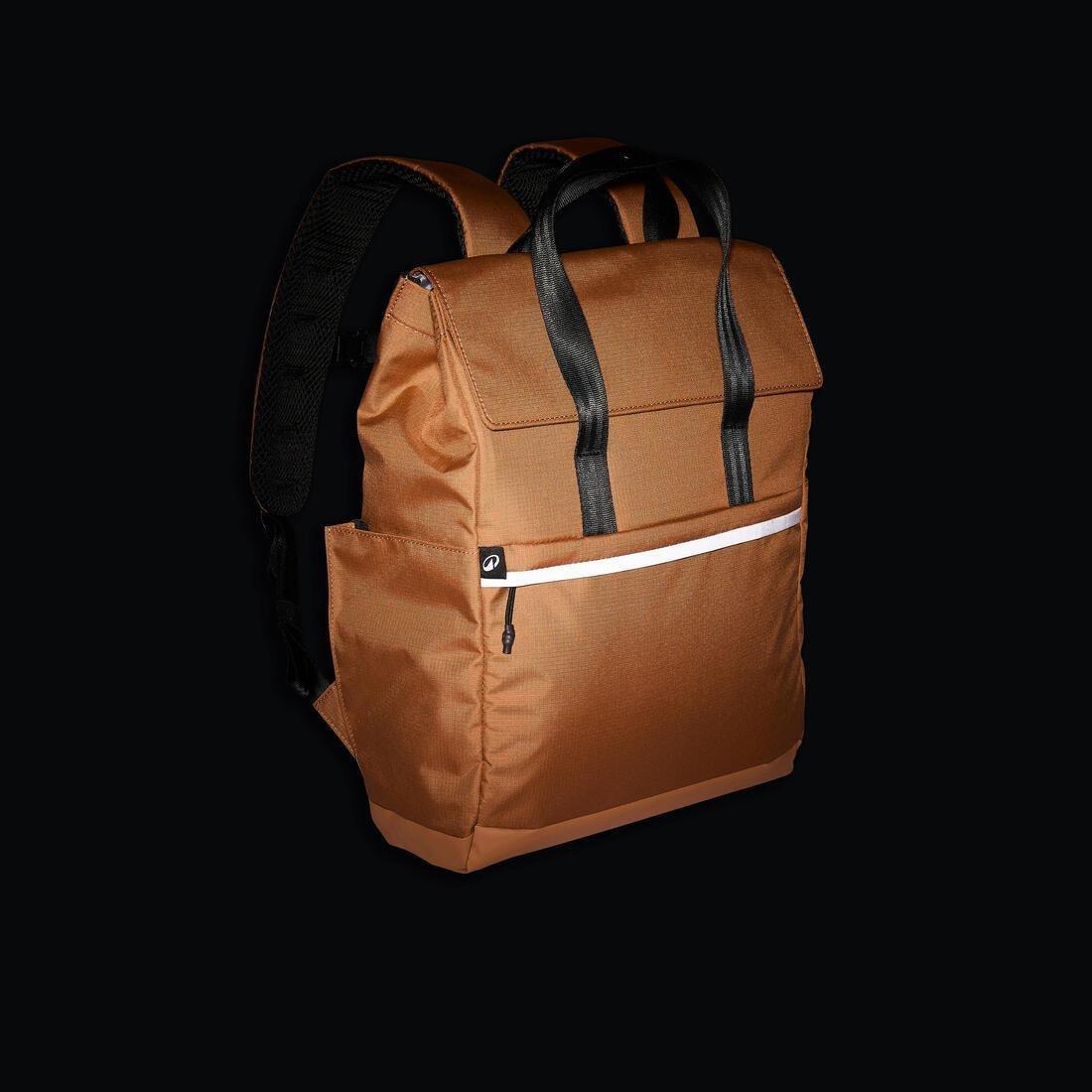 15L Ripstop backpack with laptop compartment, Brown, No Color, large image number 5