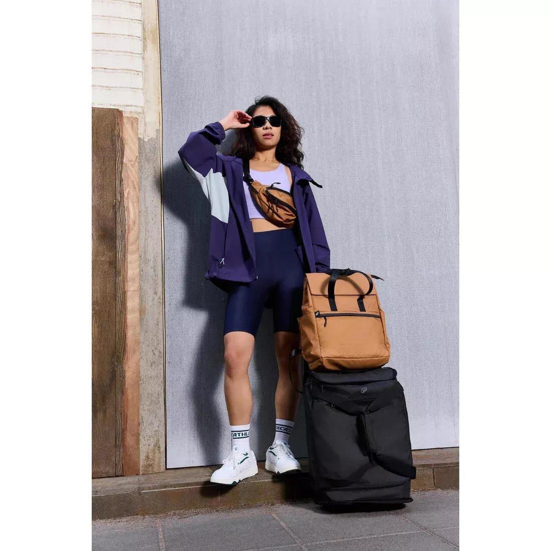 15L Ripstop backpack with laptop compartment, Brown, No Color, large image number 6