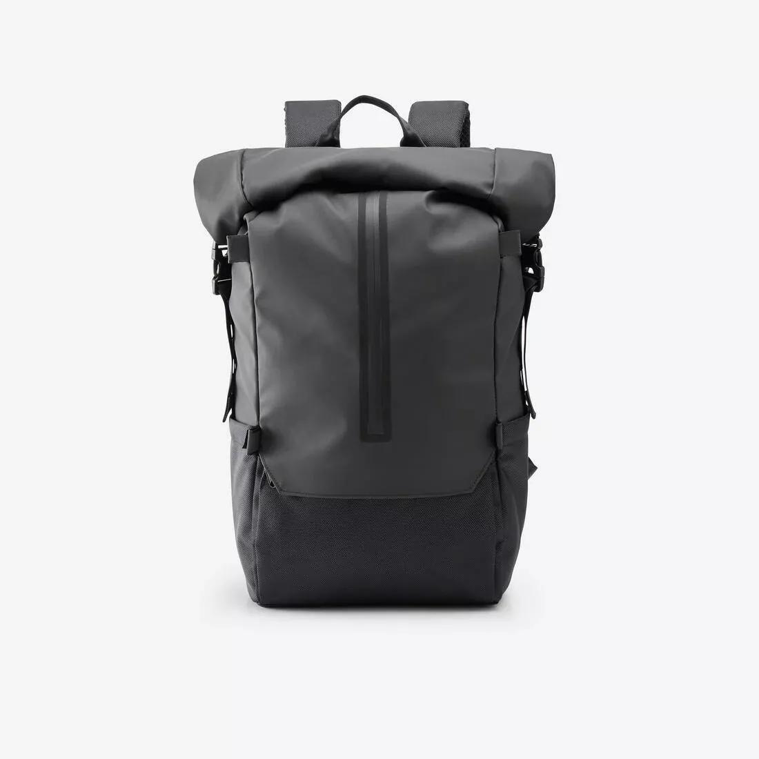 29L Backpack Rolltop with Laptop Pocket, Beige, No Color, medium