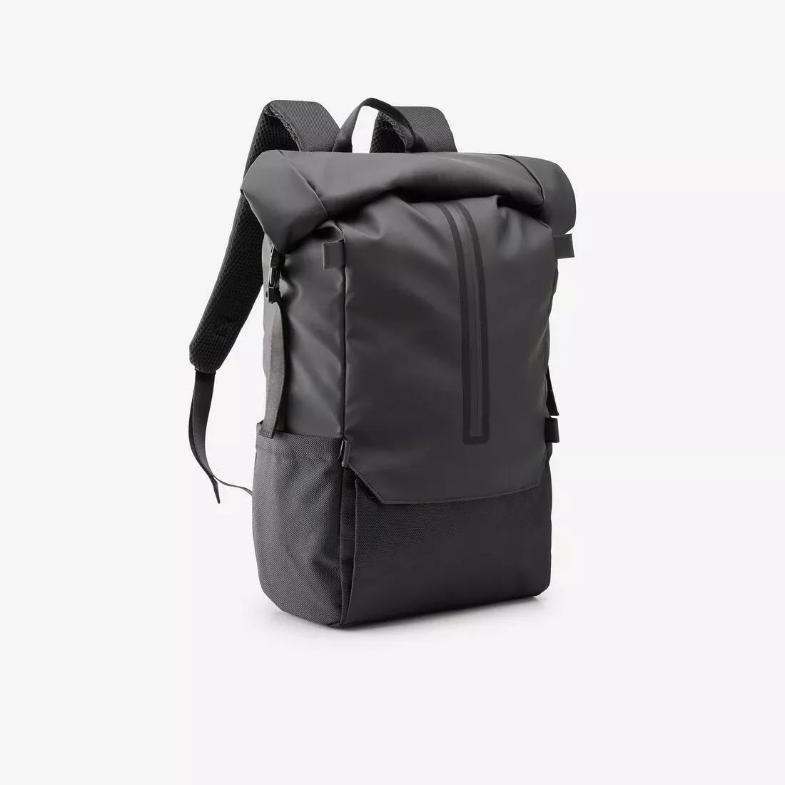 29L Backpack Rolltop with Laptop Pocket, Beige, No Color, large image number 3