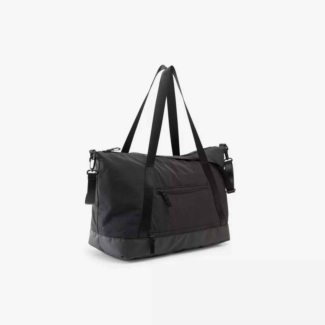 28L sports bag with strap and waterproof pocket, Beige, No Color, large image number 3