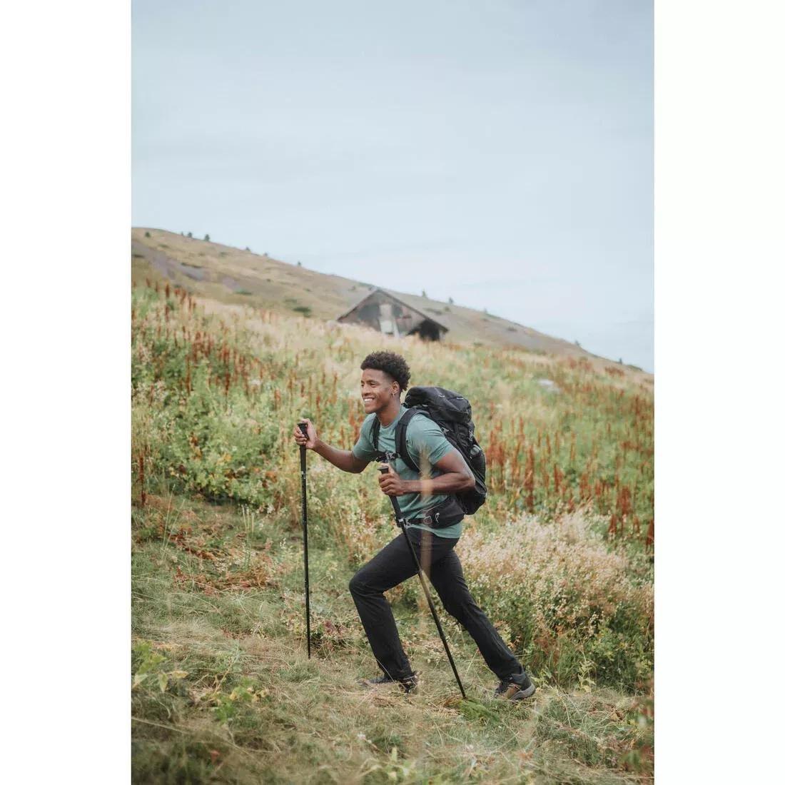 Men Hiking Trousers - MH500, Black, No Color, large image number 7