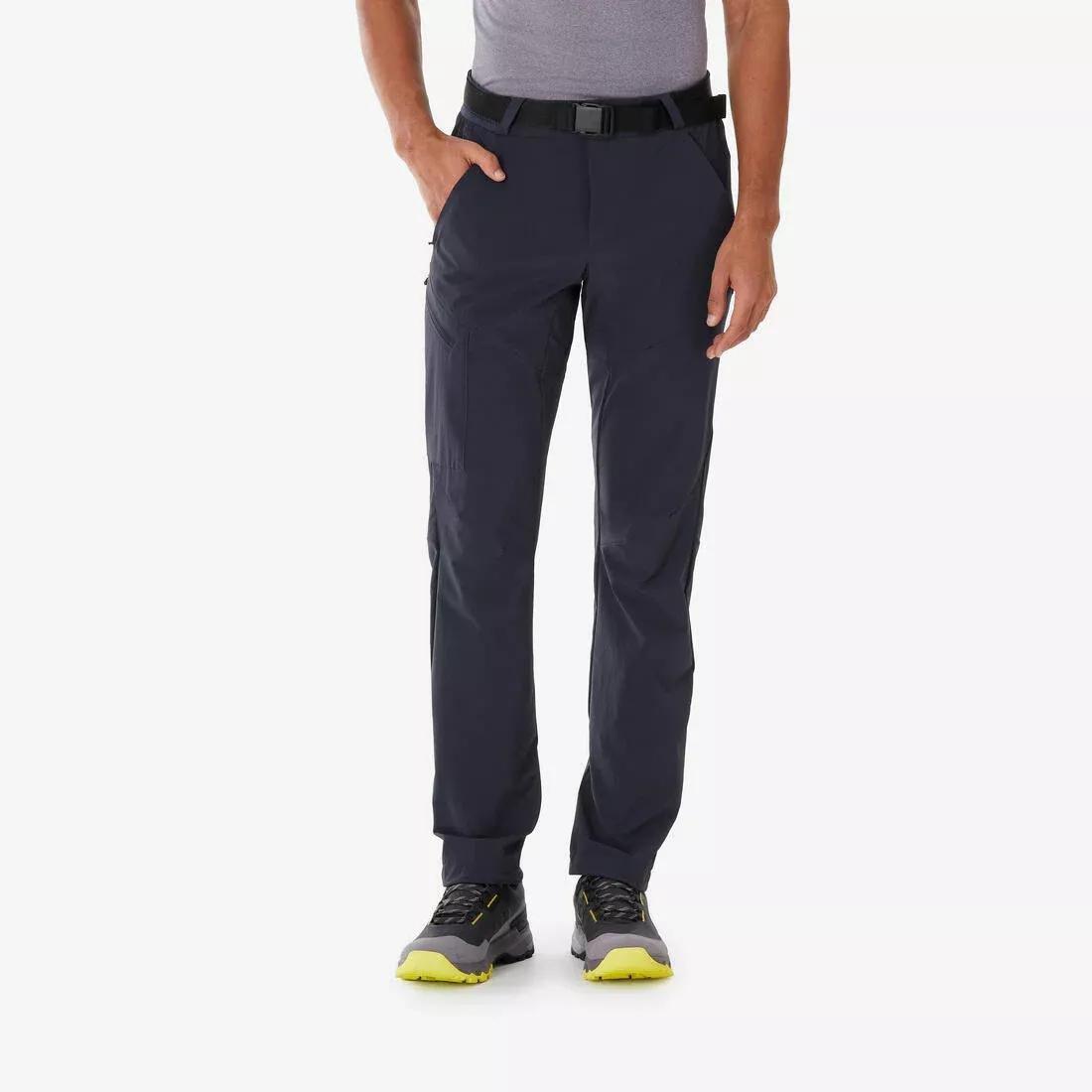 Men Hiking Trousers - MH500, Black, No Color, large image number 11