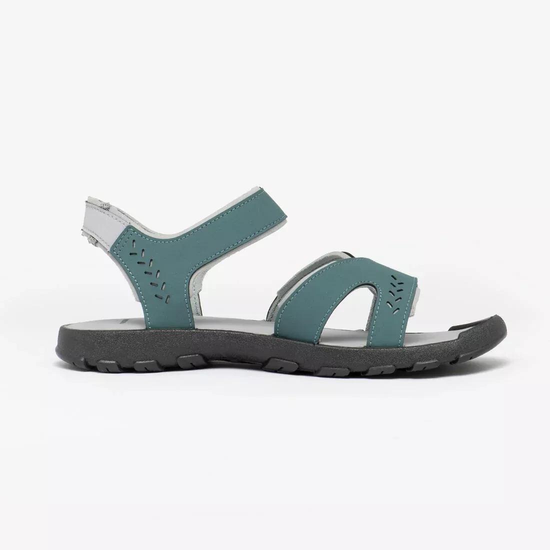 Women Hiking Sandals - NH100, Khaki, No Color, large image number 2