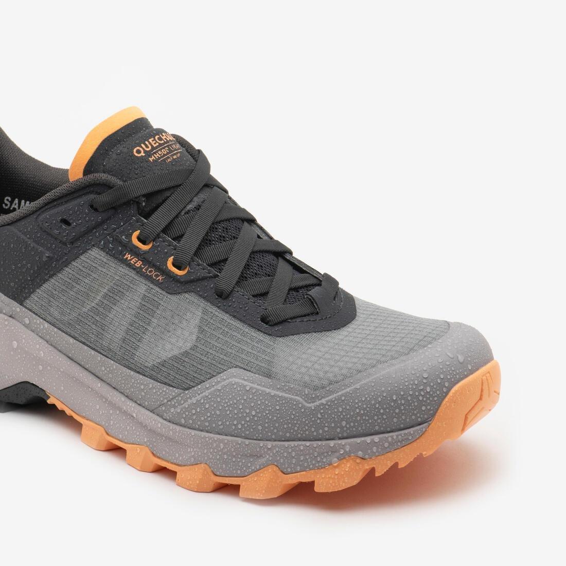 Men lightweight mountain hiking boots - MH500 Light, Grey, No Color, large image number 6