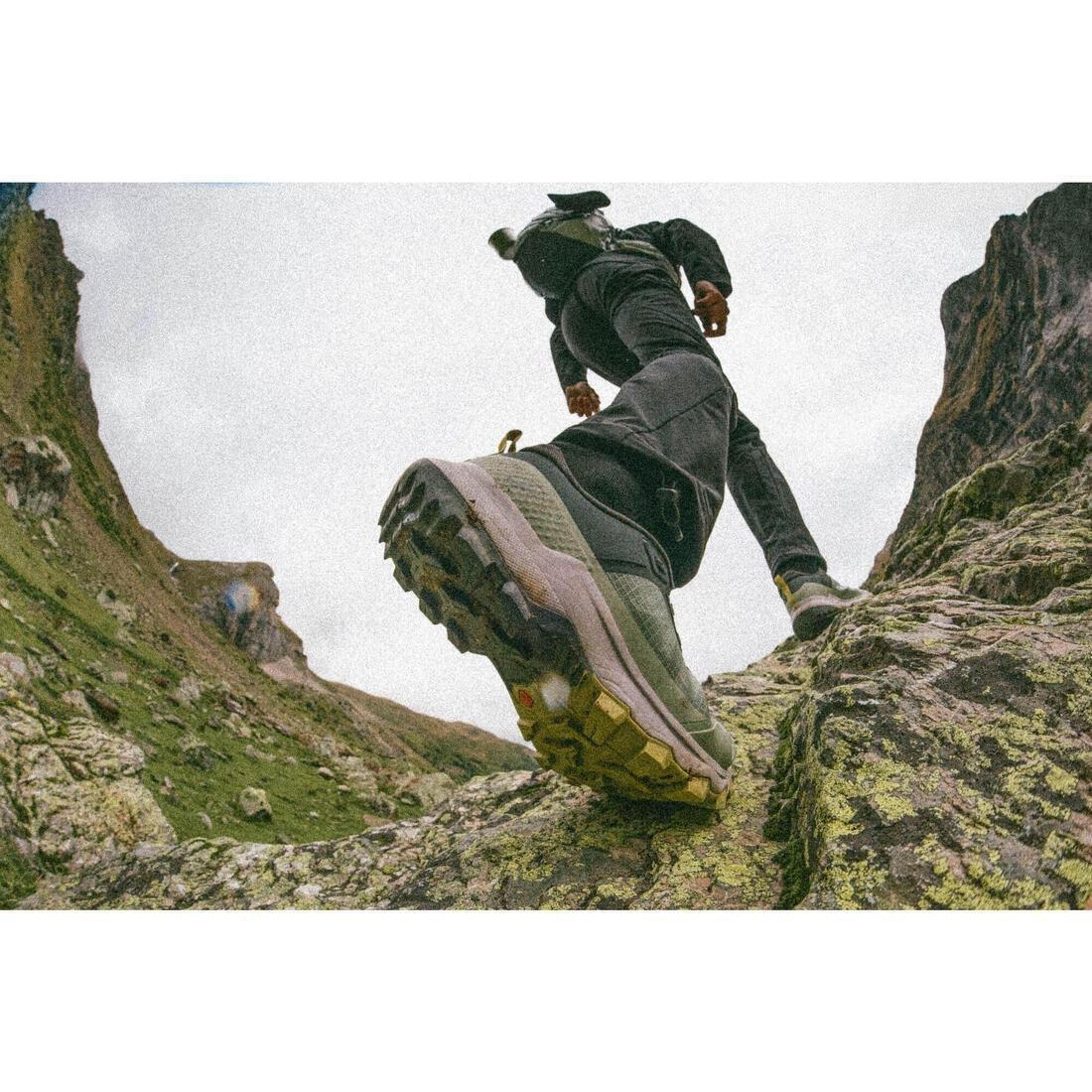 Men lightweight mountain hiking boots - MH500 Light, Grey, No Color, large image number 7